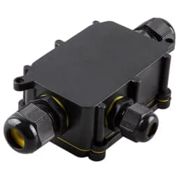 Коробка распределительная STEKKER LD523 водонепроницаемая на 3 выхода 450V 140х78х36 черный 49121