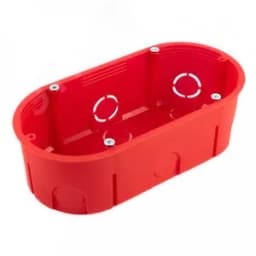 Коробка установочная двухместная безгалогенная (HF) 140х68х46 (94шт/кор) Промрукав