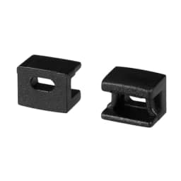 Заглушка PLINTUSFANTOM BLACK с отверстием Arlight Пластик 043608