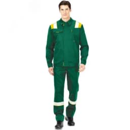Костюм мужской Анкер с пк цв.зелёный-желтый, р. 88-92/182-188