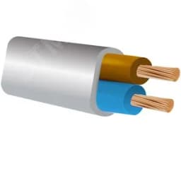 Провод силовой ШВВП 2х0.75 100м бухта ТРТС КАБЕЛЬМАШ