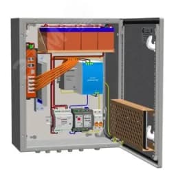 Узел коммутационный 8хPoE, 2хSFP, 300 Вт, АС 230В, 50 Гц IP66, 400х500х210 мм Тахион-климат