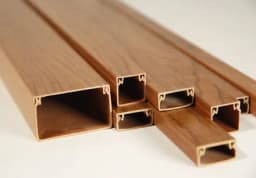 Кабель-канал 25x16, двойной замок, орех (60 м/уп) (ПожТехКабель)