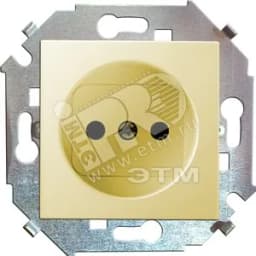 15 Розетка 2P 16А 250В винтовой зажим слоновая кость Simon