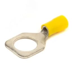 Наконечник кабельный НКИ 6-12 с изолированным фланцем желтый (50шт) DKC