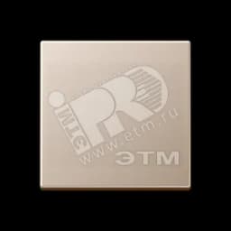 Клавиша 1-я для выключателей и кнопок без подсветки. Серия A500 Материал- дуропласт Цвет- шампань