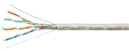 Кабель Cabeus STP-4P-Cat.6a-SOLID-IN-PVC (U/FTP, CAT.6A, PVC, 305 м, серый) (7196c)