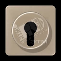 Крышка для выключателя с замком золотая бронза