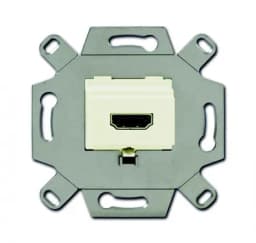 Механизм HDMI-розетки/разъема 20п HDMI type A Full HD бежевый ABB (0230-0-0430)
