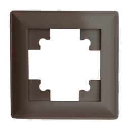 Рамка STEKKER PFR00700104 1местная серия Катрин шоколад 39817