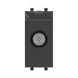 Avanti Розетка TV оконечная модульная, Черный матовый, 1 модуль DKC