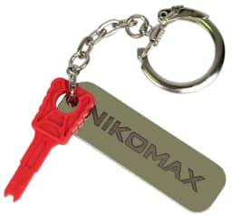 Ключ с брелком NIKOMAX NMC-RJ-KEY-KC-RD