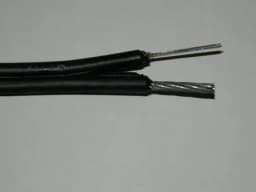 Кабель волоконнооптический 8 SМ 9125 тип ОПЦ наружный с тросом 9 кН PE черный 4000м OPC64414X1H