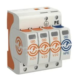 УЗИП для силовых сетей 3+NPE (Класс II), 280 В 5095253 OBO Bettermann