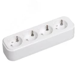 Колодка K04 4 места 2P+PE 16A CLASSIC