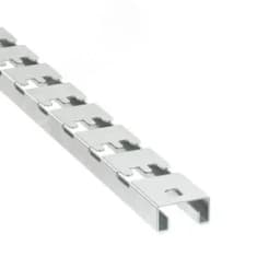 Профиль С-образный для проволочного лотка 41х21 L100 толщина 1.5 мм