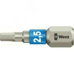 Бита под внутренний шестигранник 3840/1 TS Hex-Plus нержавеющая сталь хвостовик 1/4 C 6.3 2.5X25 мм