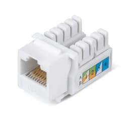 Проходной адаптер Cabeus KJ-RJ45-Cat.6-90 (RJ45-DIDC, CAT.6, UTP, Keystone Jack) (7129c)