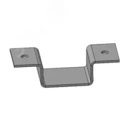 Скоба крепления стойки проходная СКСП-Р УХЛ1, горячее цинкование, S4,0 Завод ЭМИ Курган