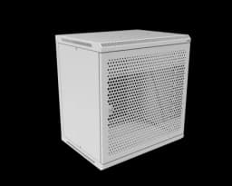 Шкаф телекоммуникационный настенный разборный МИКсистем 19" Basis 12U 600*450 дверь перфорация