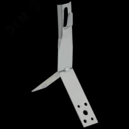 Держатель проводника круглого 6-8мм для конька h=100мм оцинкованная сталь IEK