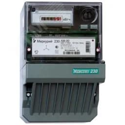 Счетчик электроэнергии Меркурий 230 АМ-00 трехфазный однотарифный, 5(7,5), кл.точ. 0.5S, Щ, ЭМОУ, имп. выход