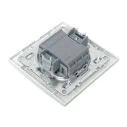Выключатель 2-кл. СП Минск 10А IP20 с индикатором бел. Basic EKF ERV10-123-10