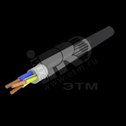 Кабель силовой ППГнг(А)-HF 3х1.5ок(N.PE)-0.66 однопроволочный черный (барабан)
