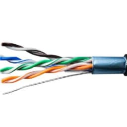 Кабель витая пара F/UTP кат.5E 4х2х24AWG solid Cu PE Outdoor Standard черн. (м) SUPRLAN 01-1028-1