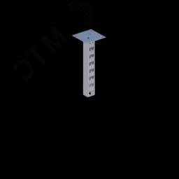 Стойка кабельная потолочная сдвоенная К1150П2ц УТ1,5 (s=2,5мм, s1=5,0мм) СОЭМИ