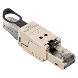 Коннектор TERACOM PRO полевой заделки RJ-45 (8P8C) экранированный STP для кабеля Cat.6A EKF
