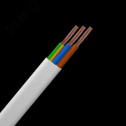 Шнур ШВВП 3x0,75 белый ТРТС