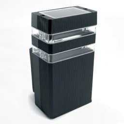 Светильник садовопарковый Feron DH0806 на стену вверх E27 230V черный 41153