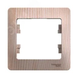 GLOSSA 1-постовая рамка, сосна