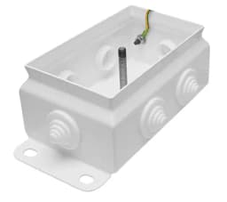 Коробка монтажная распределительная Гефест КМ-0812, 86х126х62, 6 вводов, IP54, металлическая