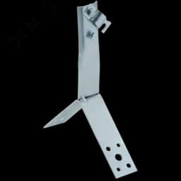 Держатель проводника круглого 6-10мм винтовой для конька h=80мм оцинкованная сталь HDZ IEK