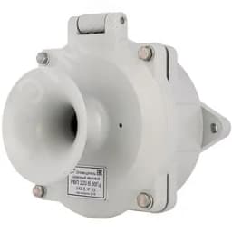 Оповещатель охранный звуковой РВП-220В УХЛ5, 220В AC, IPX5