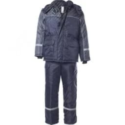 Костюм зимний Балтика (тк.Оксфорд) куртка, п/к, т.синий/серый 56-58 112-116/182-188