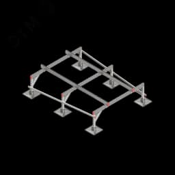 Опорная конструкция для установки оборудования TECHNORAPTOR STEELFOOT 1500х2000 тип 2 КМ-профиль