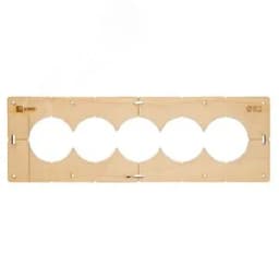 Шаблон для подрозетников c 5 отв. диам. 82 мм Expert EKF