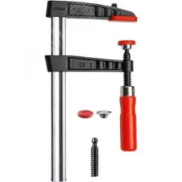 Струбцина из ковкого чугуна 600/175, усилие: 6 кН, с деревянной рукояткой, полая рейка BESSEY