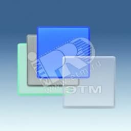 Клавиша сменная для 27101-, 27133-, 27201-, 27211-, 27251-, 27659-62 (65), S27Pl, синий прозрачный