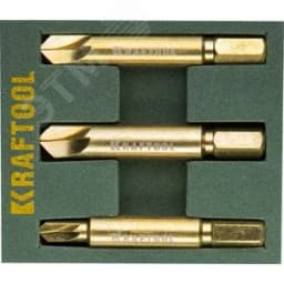 Набор экстракторов поврежденного крепежа 3 шт