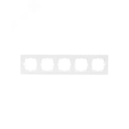 VESNA Рамка 5-ая горизонтальная б/вст белая