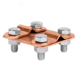 Зажим контрольный прут-прут (пластина 57x57мм) Cu PROxima