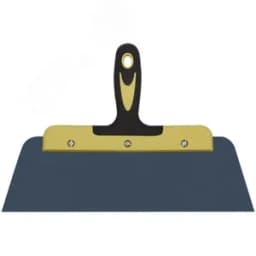 Шпатель фасадный "Мастер", пружинная колоризованная сталь, двухкомпонентная ручка, плоский 300 мм FIT