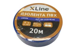 Изолента ПВХ 15 мм x 20 м, синяя X-Line