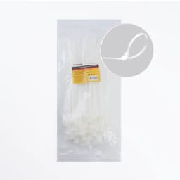 Хомут нейлоновый многоразовый STEKKER NYCT80250 8x250 мм белый упаковка 100 шт 39083