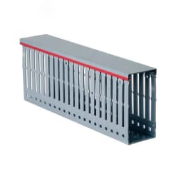 Короб перфорированный RL6 80x80 серый QUADRO