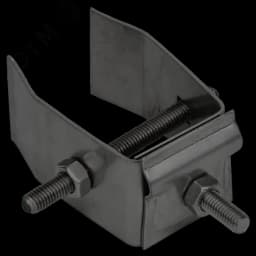 Держатель проводника круглого 6-10мм для конструкций h=70мм оцинкованная сталь TD IEK